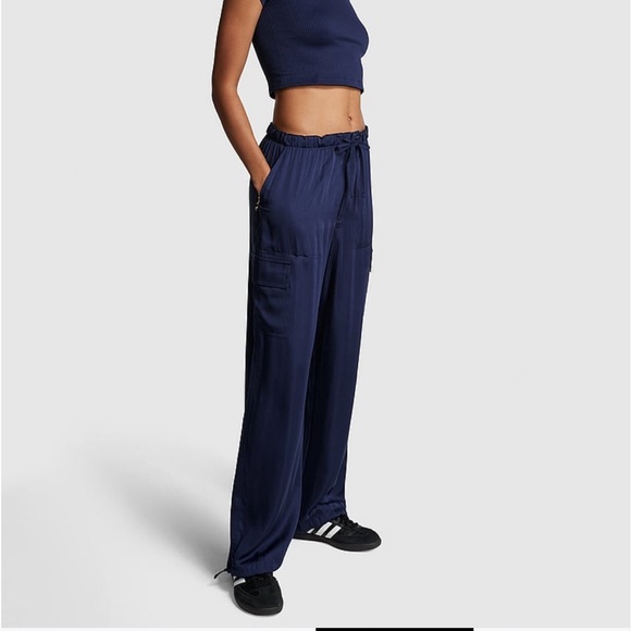 NWT PINK Sayin Parachute Pants - Picture 6 of 8